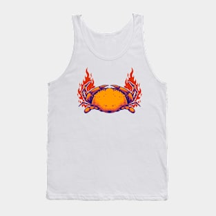 Burning crab Tank Top